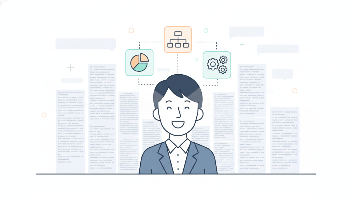テキストで困惑する読者と図解で理解する読者
