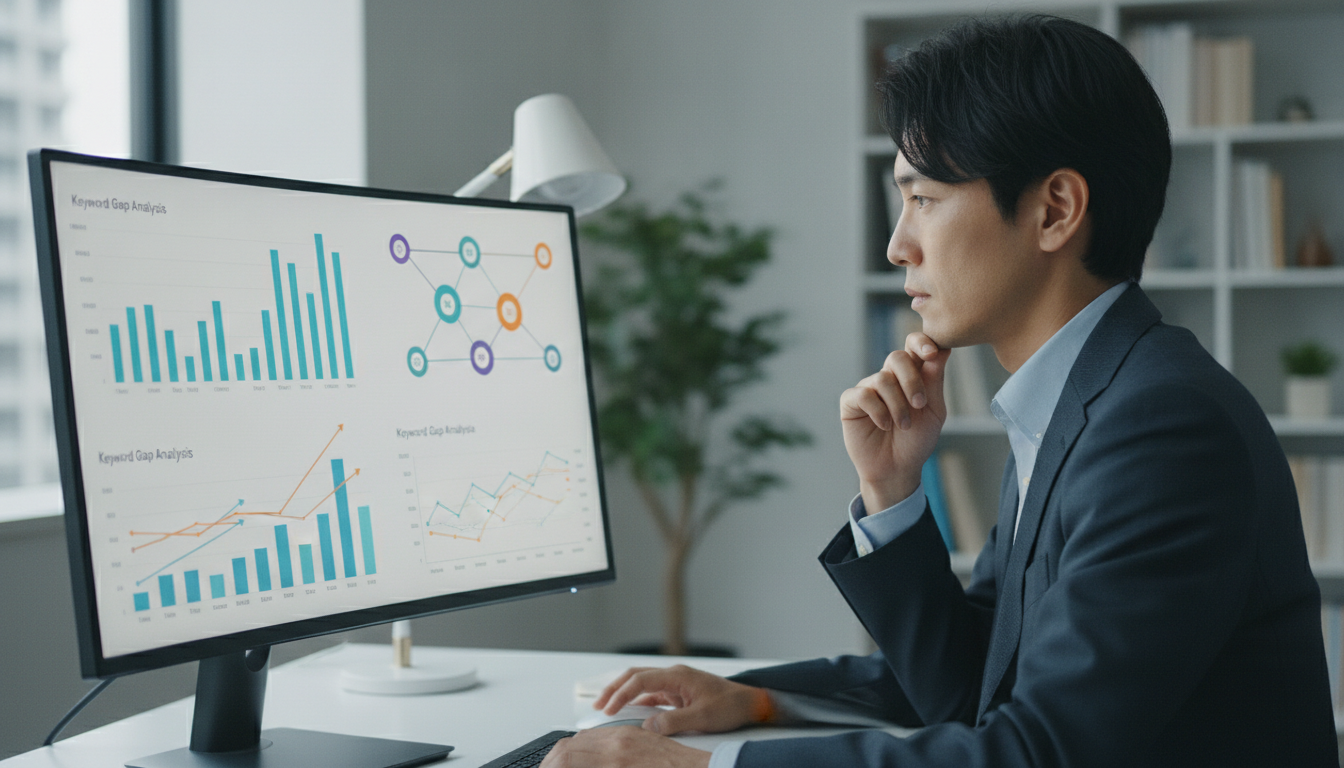 AIツールで市場トレンドや競合を分析する人